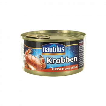 Nautilus Krabben, Fleisch und Beine, 121g